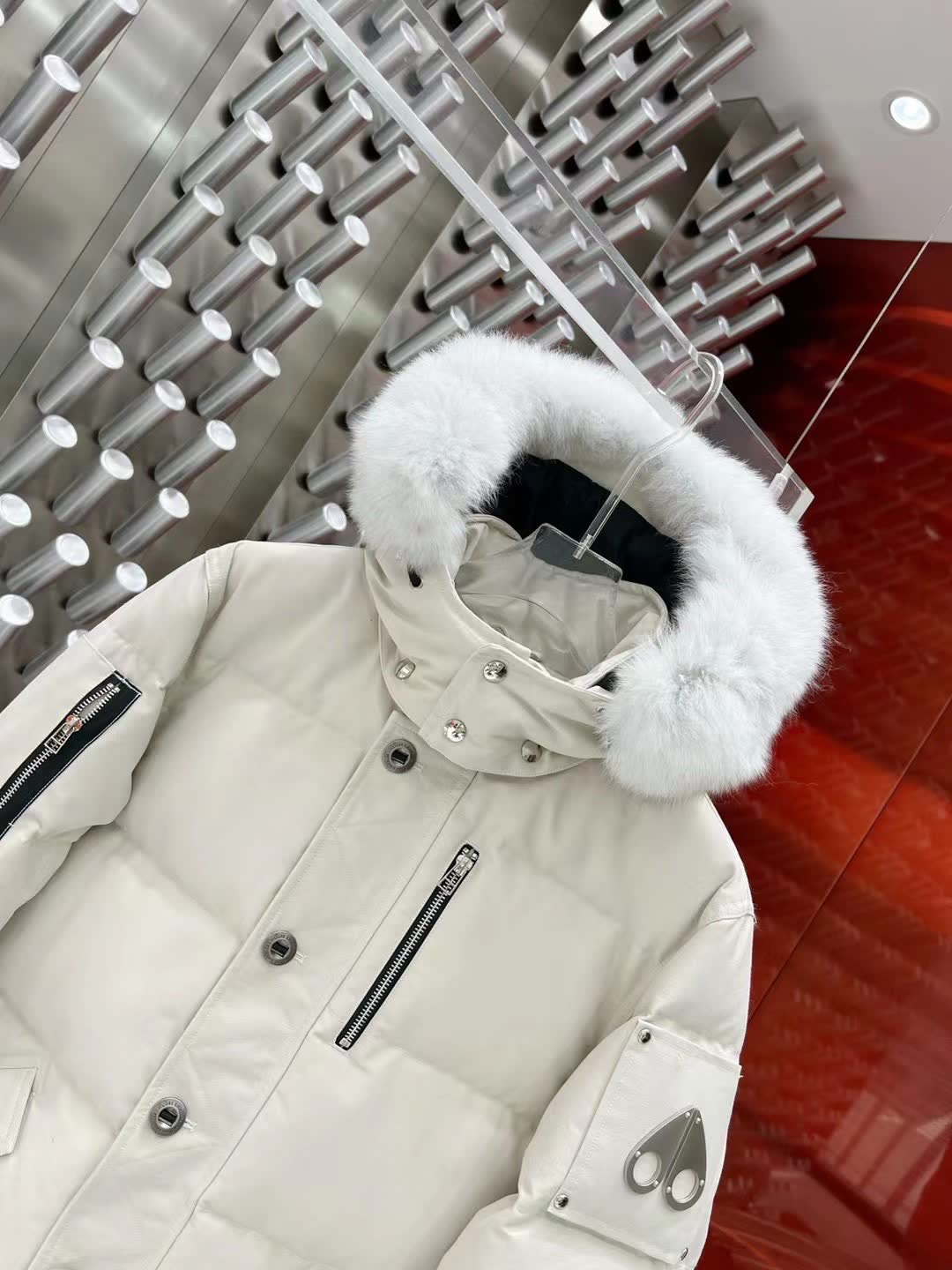 Moose Knuckles Hooded Down Jacket